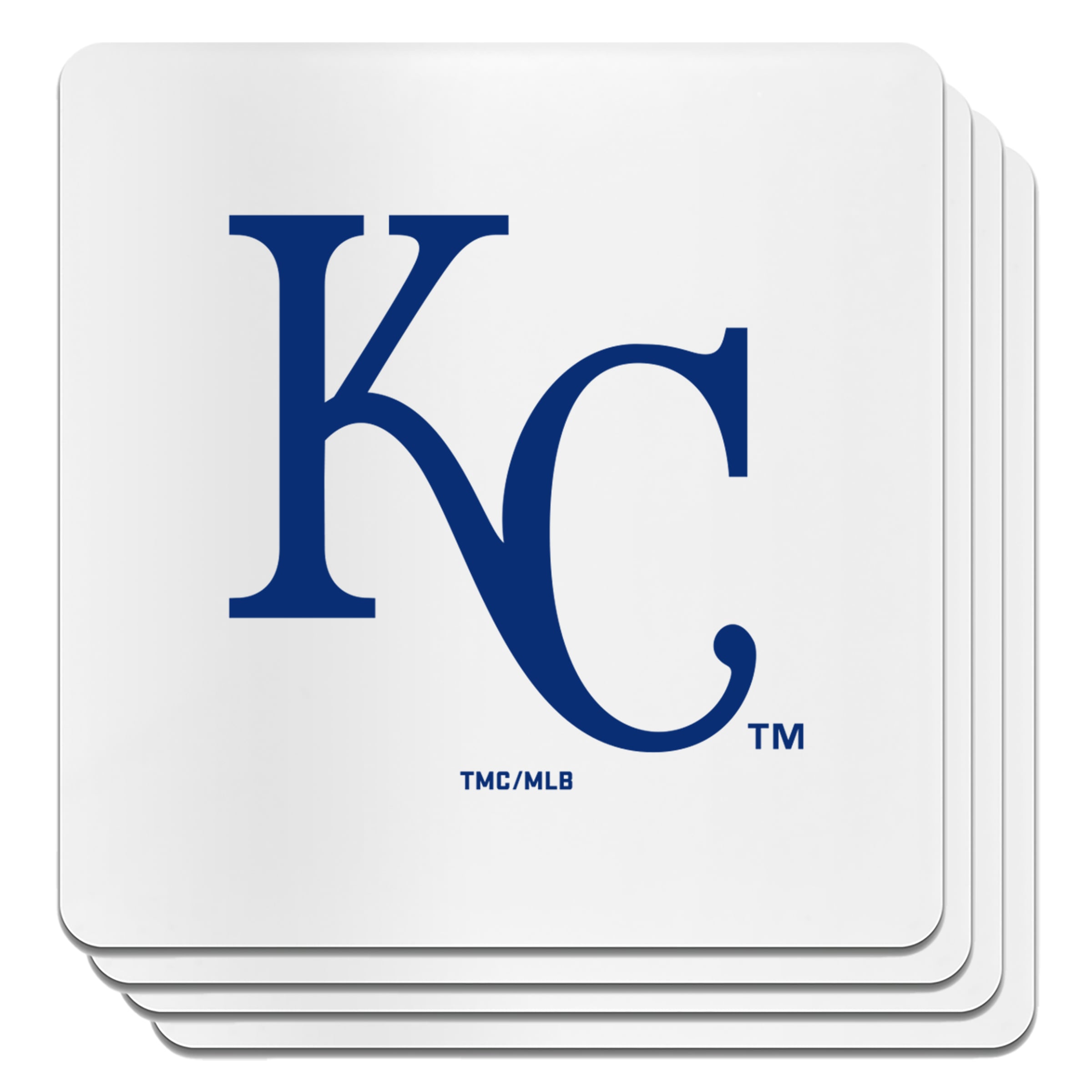 The Memory Company Kansas City Royals Square Ceramic Coaster Set
