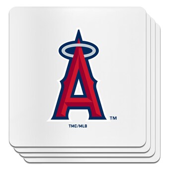 The Memory Company Los Angeles Angels Square Ceramic Coaster Set