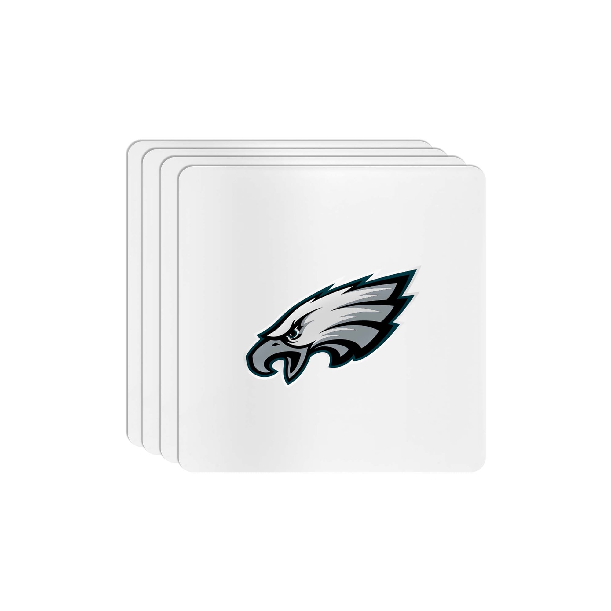 The Memory Company Philadelphia Eagles Square Ceramic Coaster Set