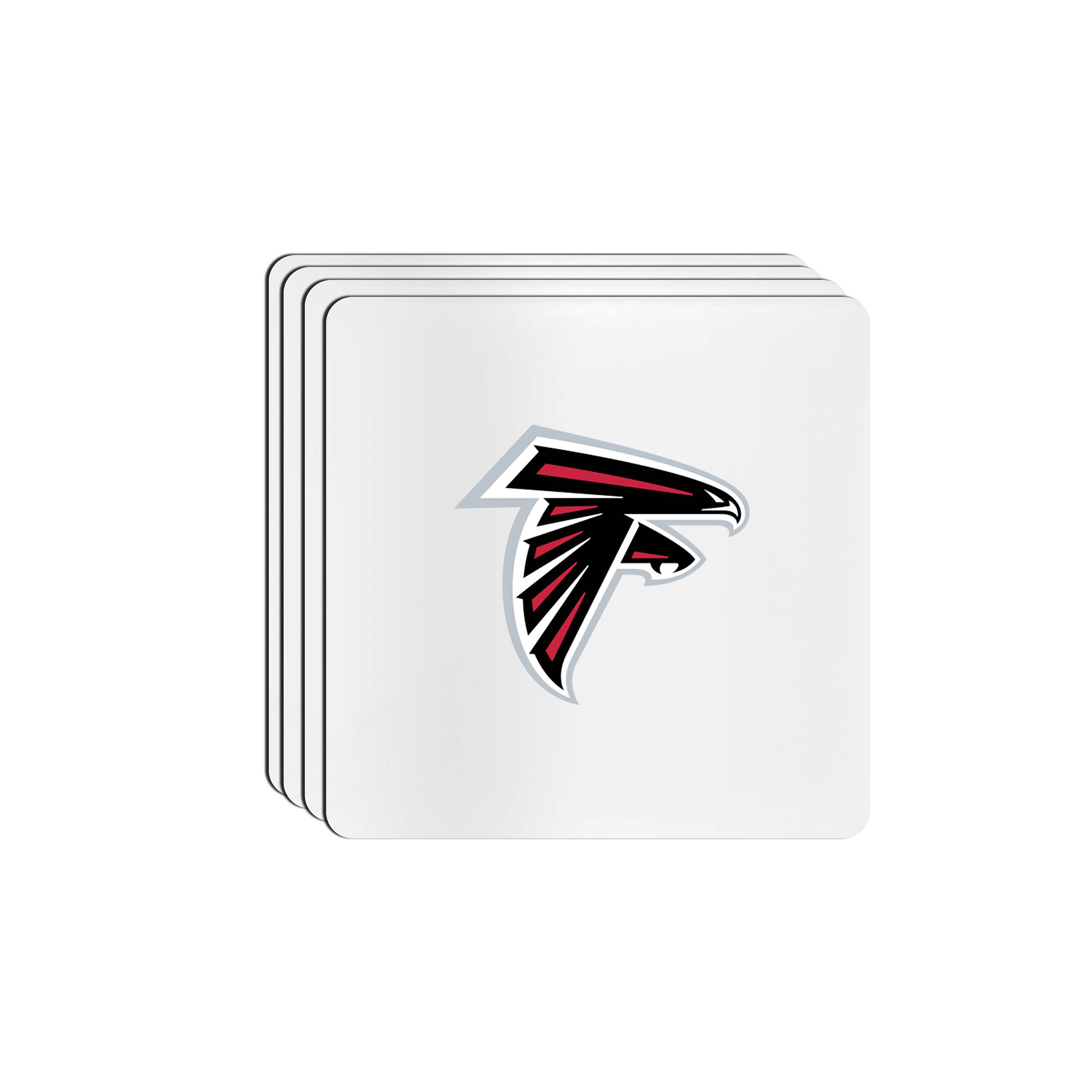 The Memory Company Atlanta Falcons Square Ceramic Coaster Set