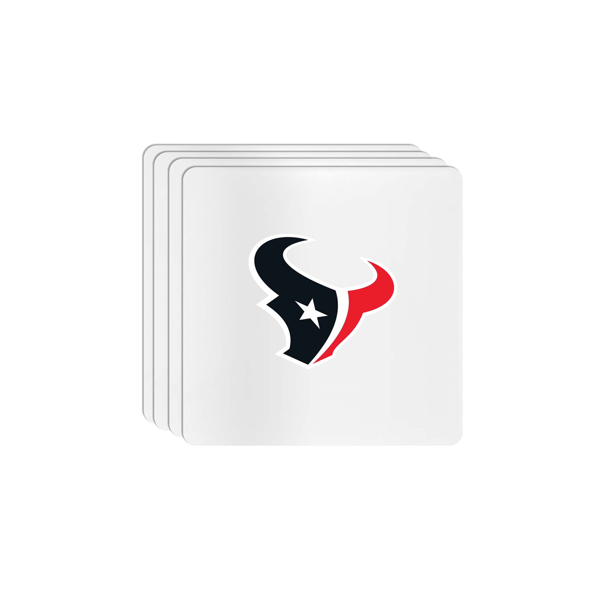 The Memory Company Houston Texans Square Ceramic Coaster Set