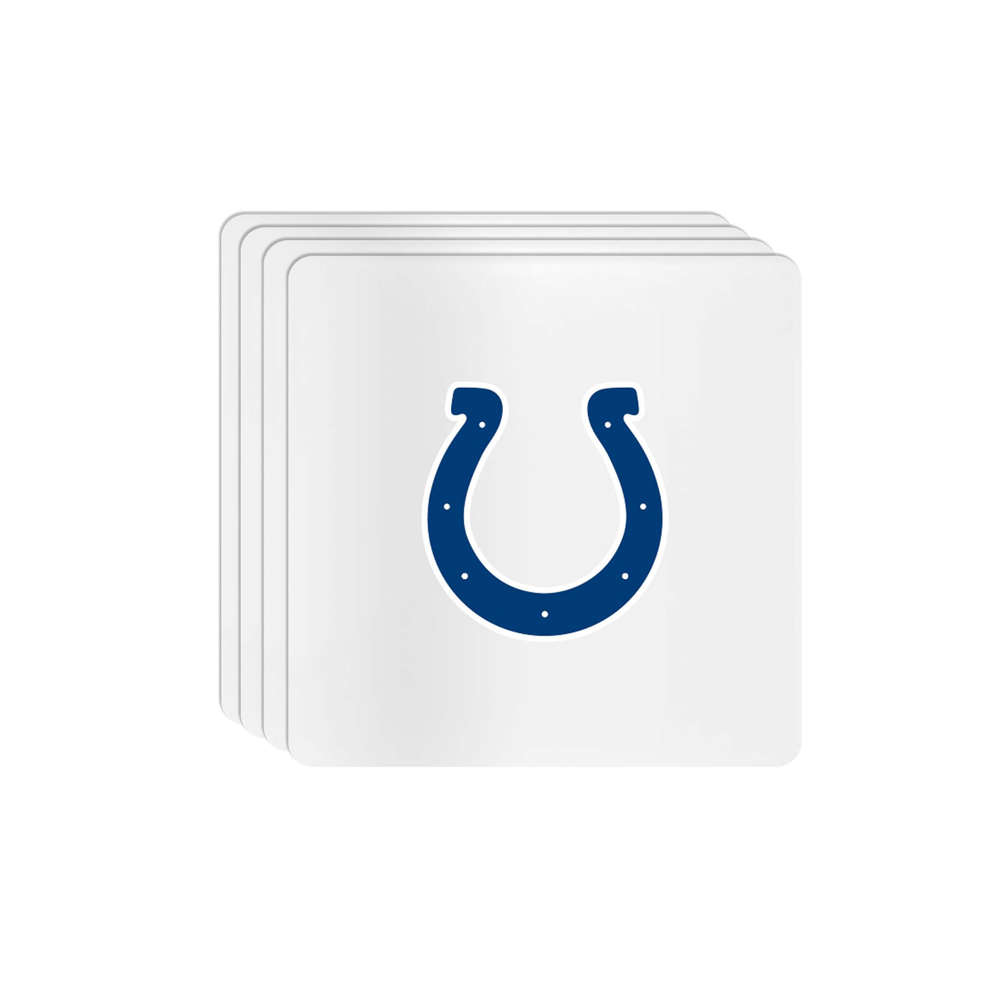 The Memory Company Indianapolis Colts Square Ceramic Coaster Set