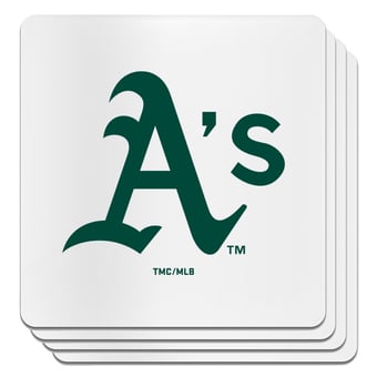 The Memory Company Athletics Square Ceramic Coaster Set