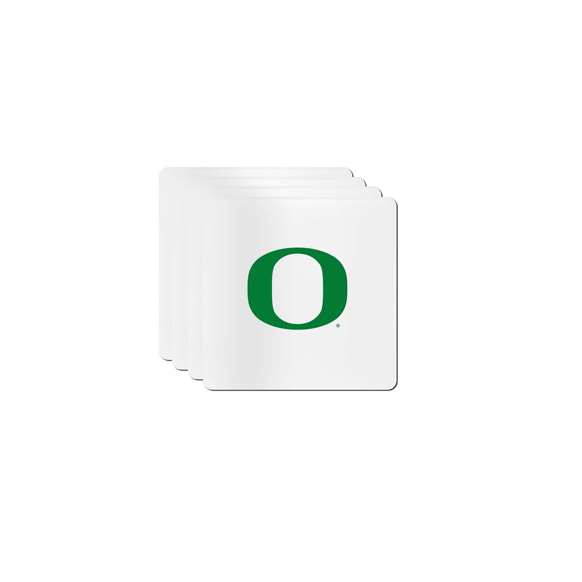 The Memory Company Oregon Ducks Square Ceramic Coaster Set