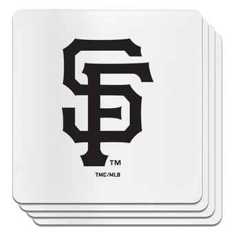 The Memory Company San Francisco Giants Square Ceramic Coaster Set