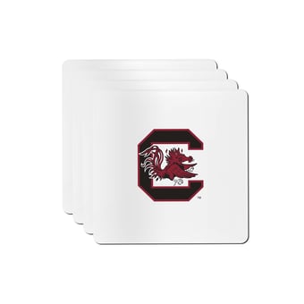 The Memory Company South Carolina Gamecocks Square Ceramic Coaster Set