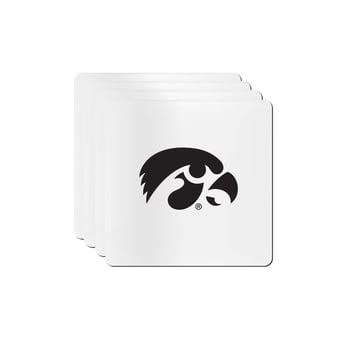 The Memory Company Iowa Hawkeyes Square Ceramic Coaster Set