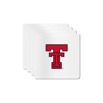 The Memory Company Texas Tech Red Raiders Square Ceramic Coaster Set
