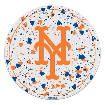 The Memory Company New York Mets Circle Ceramic Coaster Set