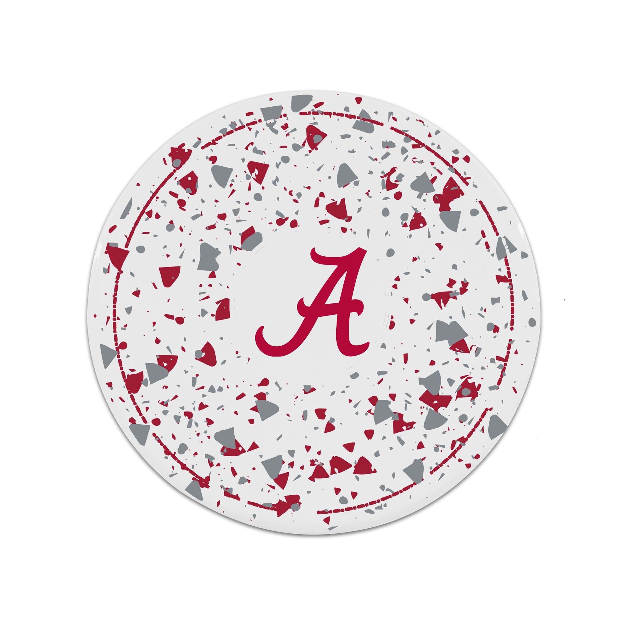 The Memory Company Alabama Crimson Tide Circle Ceramic Coaster Set