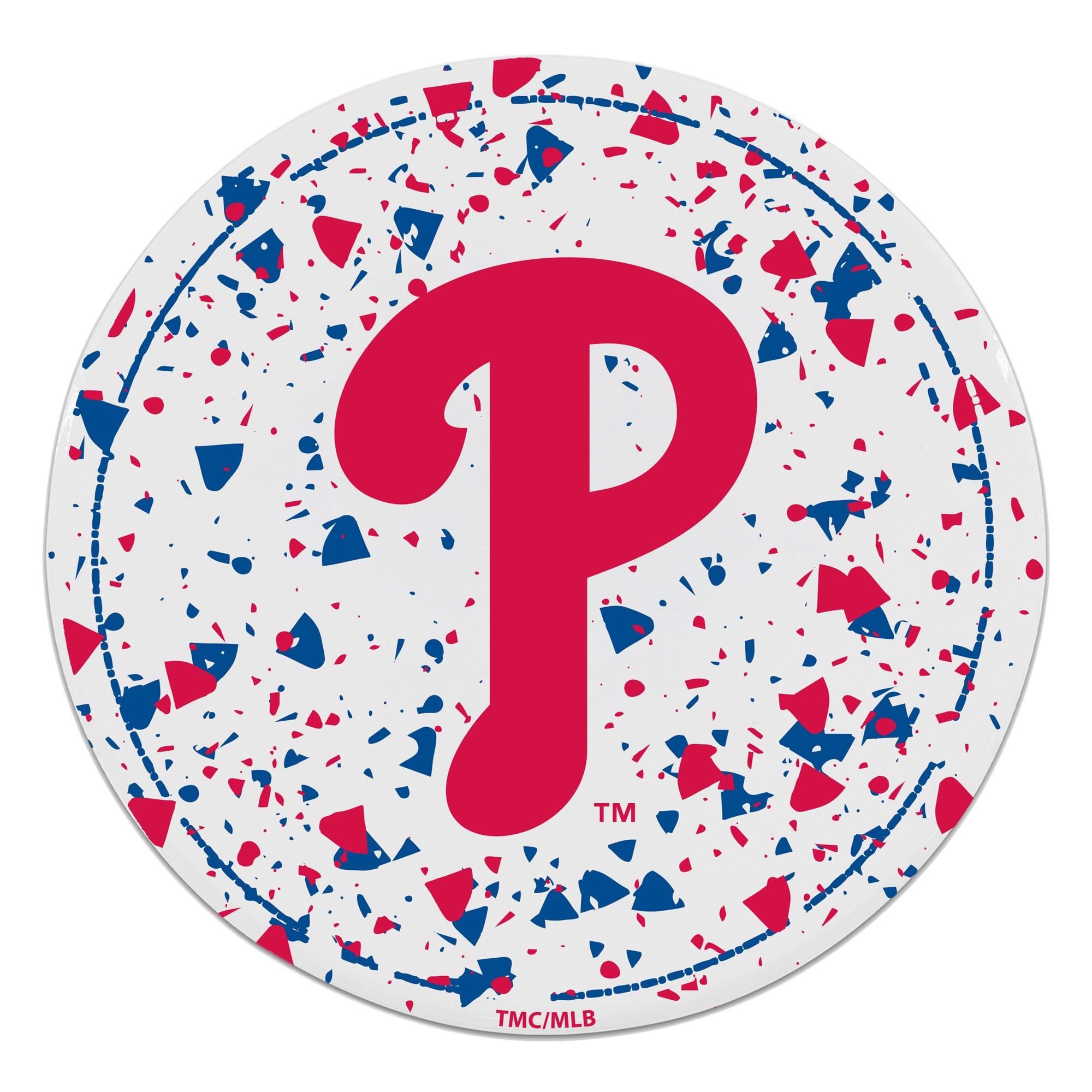 The Memory Company Philadelphia Phillies Circle Ceramic Coaster Set