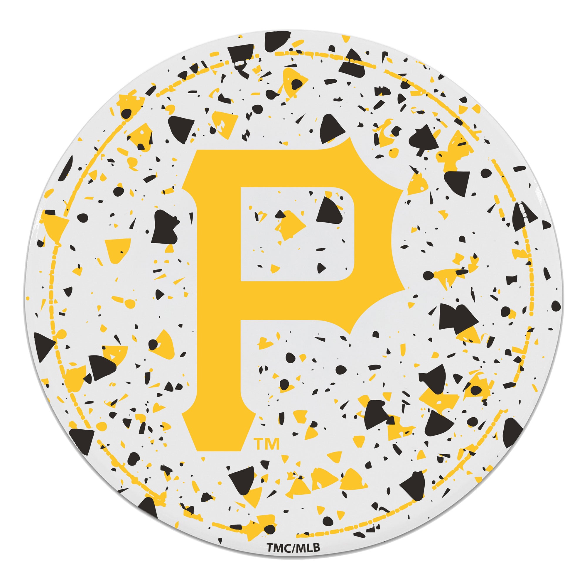 The Memory Company Pittsburgh Pirates Circle Ceramic Coaster Set
