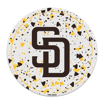 The Memory Company San Diego Padres Circle Ceramic Coaster Set