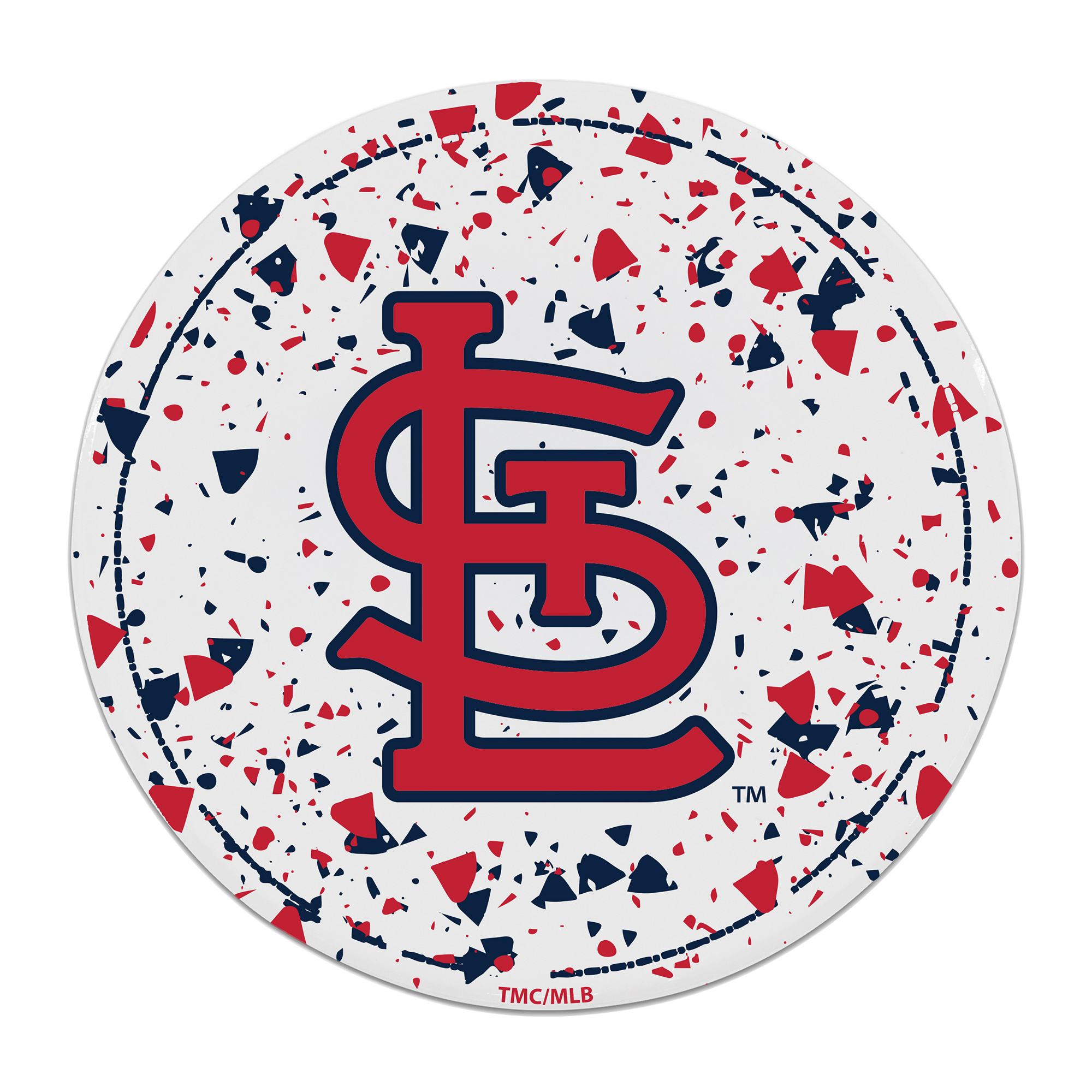 The Memory Company St. Louis Cardinals Circle Ceramic Coaster Set
