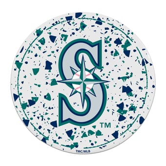 The Memory Company Seattle Mariners Circle Ceramic Coaster Set