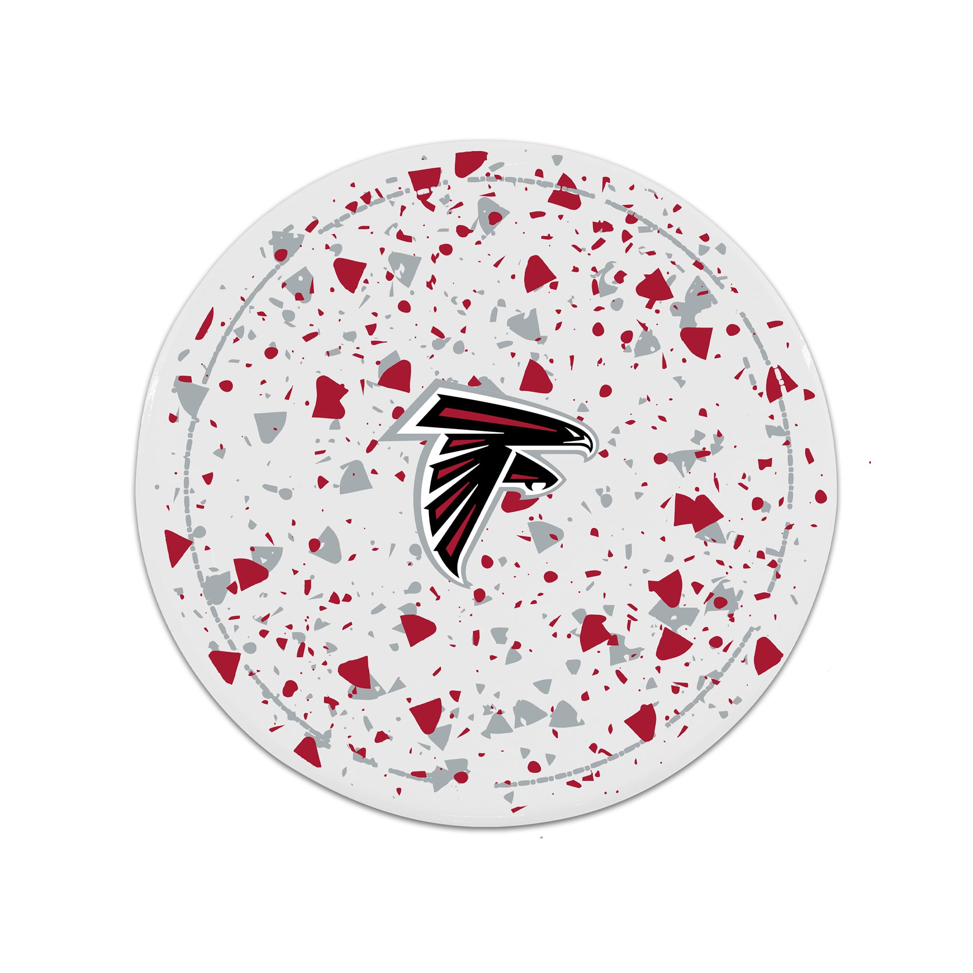 The Memory Company Atlanta Falcons Circle Ceramic Coaster Set