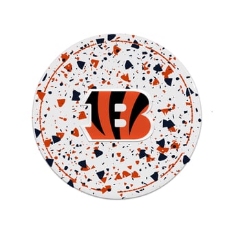The Memory Company Cincinnati Bengals Circle Ceramic Coaster Set