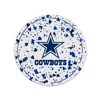 The Memory Company Dallas Cowboys Circle Ceramic Coaster Set