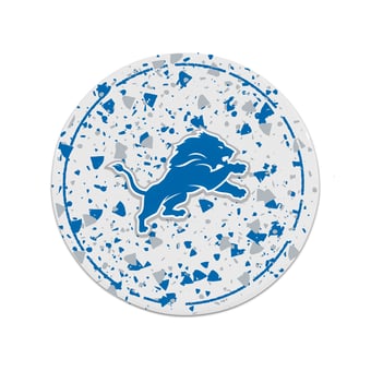 The Memory Company Detroit Lions Circle Ceramic Coaster Set