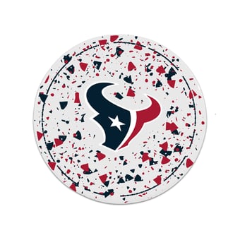 The Memory Company Houston Texans Circle Ceramic Coaster Set