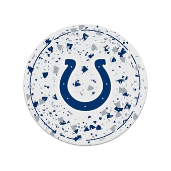 The Memory Company Indianapolis Colts Circle Ceramic Coaster Set