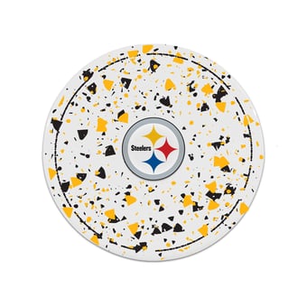 The Memory Company Pittsburgh Steelers Circle Ceramic Coaster Set