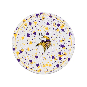 The Memory Company Minnesota Vikings Circle Ceramic Coaster Set