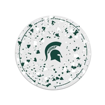 The Memory Company Michigan State Spartans Circle Ceramic Coaster Set