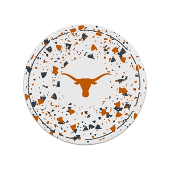 The Memory Company Texas Longhorns Circle Ceramic Coaster Set