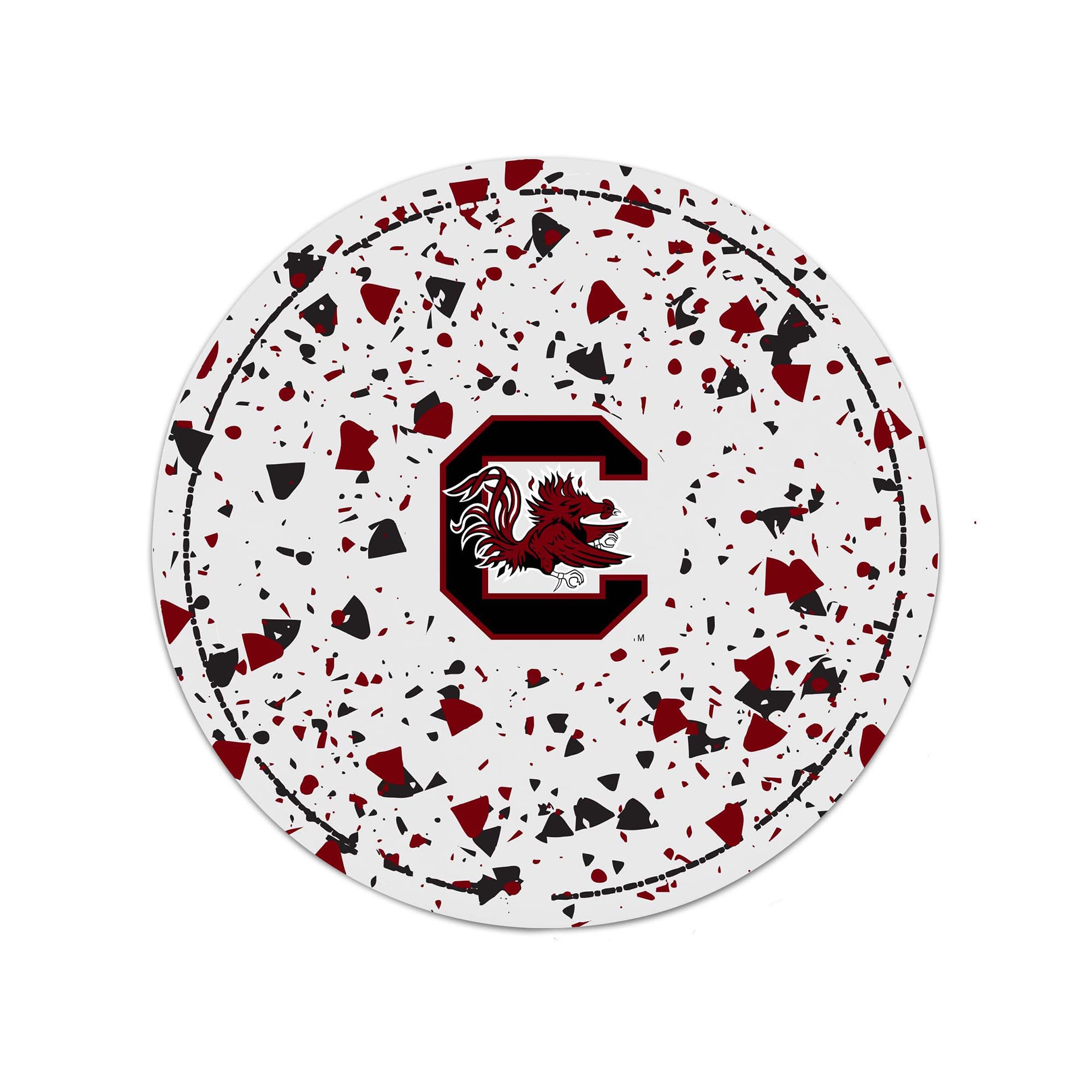 The Memory Company South Carolina Gamecocks Circle Ceramic Coaster Set