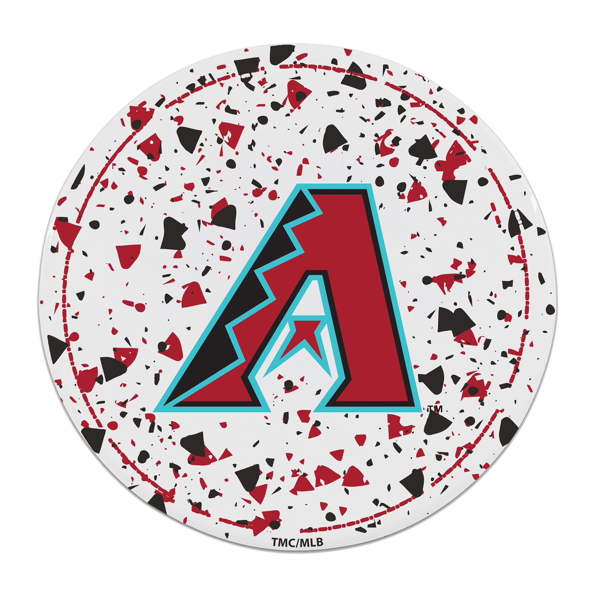 The Memory Company Arizona Diamondbacks Circle Ceramic Coaster Set