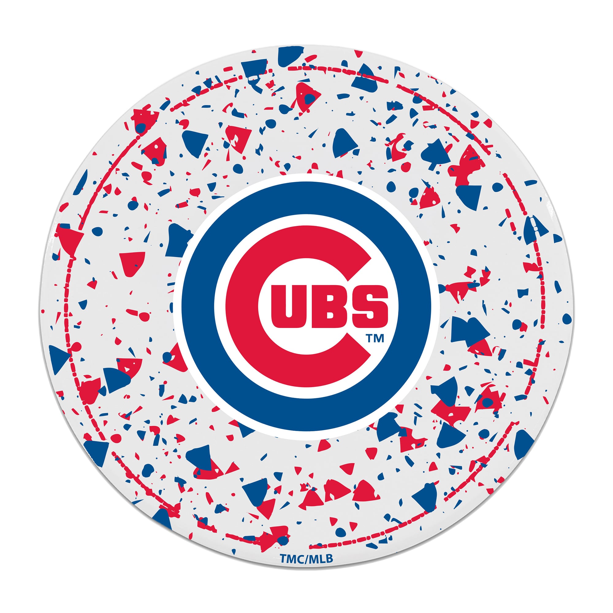The Memory Company Chicago Cubs Circle Ceramic Coaster Set
