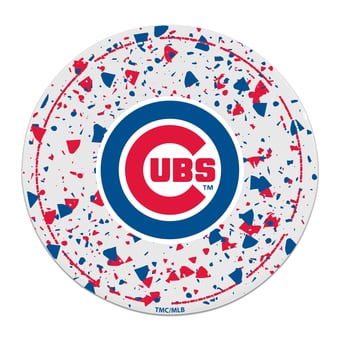 The Memory Company Chicago Cubs Circle Ceramic Coaster Set