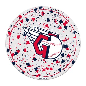 The Memory Company Cleveland Guardians Circle Ceramic Coaster Set