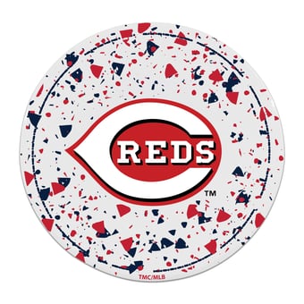 The Memory Company Cincinnati Reds Circle Ceramic Coaster Set