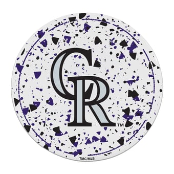 The Memory Company Colorado Rockies Circle Ceramic Coaster Set