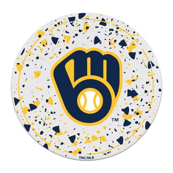 The Memory Company Milwaukee Brewers Circle Ceramic Coaster Set