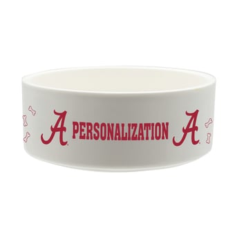 The Memory Company Alabama Crimson Tide 35oz. Personalized Ceramic Pet Bowl