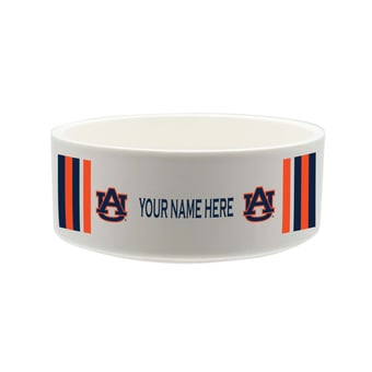 The Memory Company Auburn Tigers 35oz. Personalized Ceramic Pet Bowl