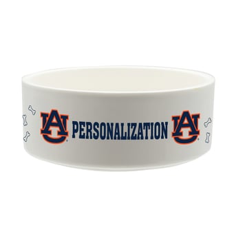 The Memory Company Auburn Tigers 35oz. Personalized Ceramic Pet Bowl