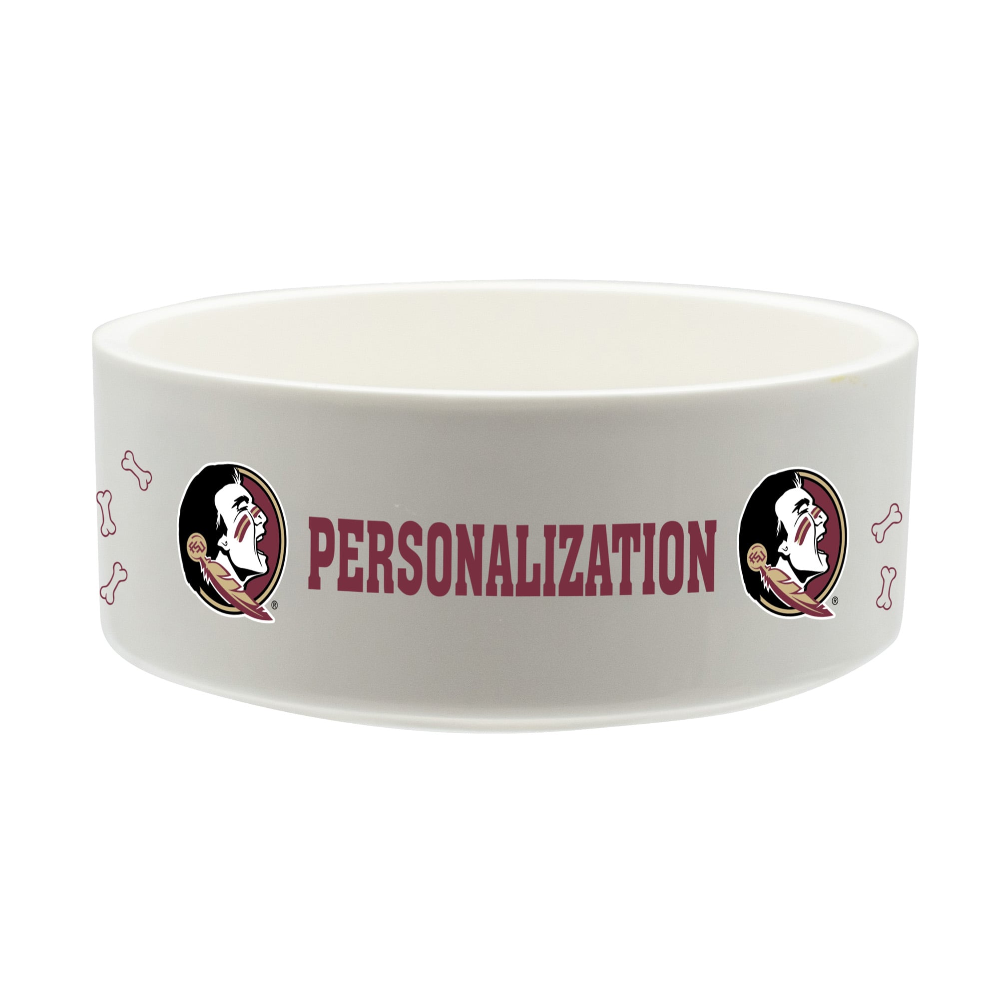 The Memory Company Florida State Seminoles 35oz. Personalized Ceramic Pet Bowl