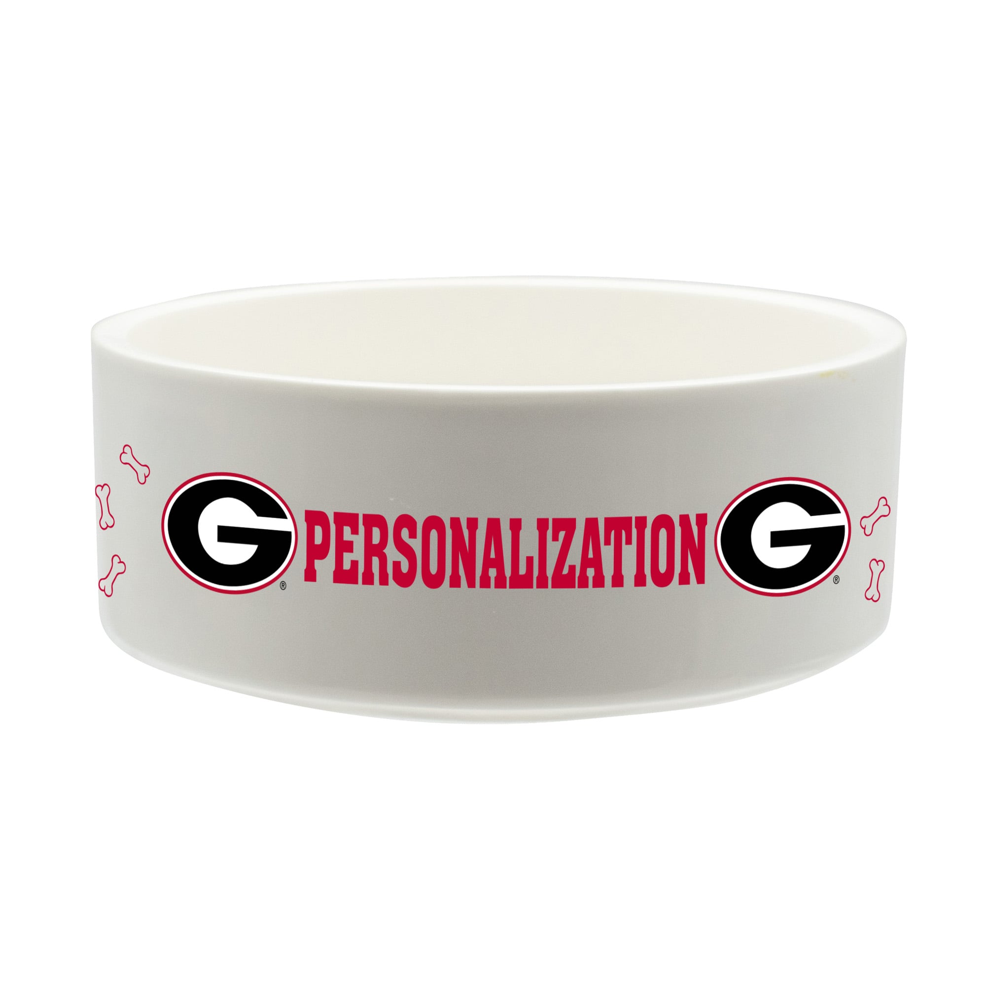 The Memory Company Georgia Bulldogs 35oz. Personalized Ceramic Pet Bowl