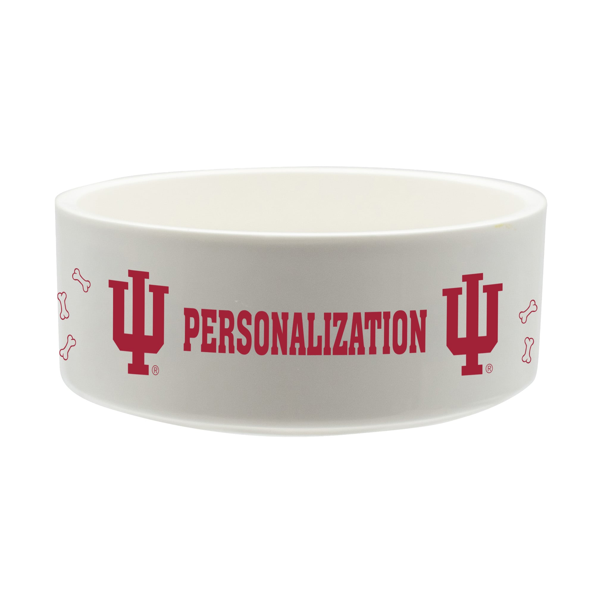 The Memory Company Indiana Hoosiers 35oz. Personalized Ceramic Pet Bowl