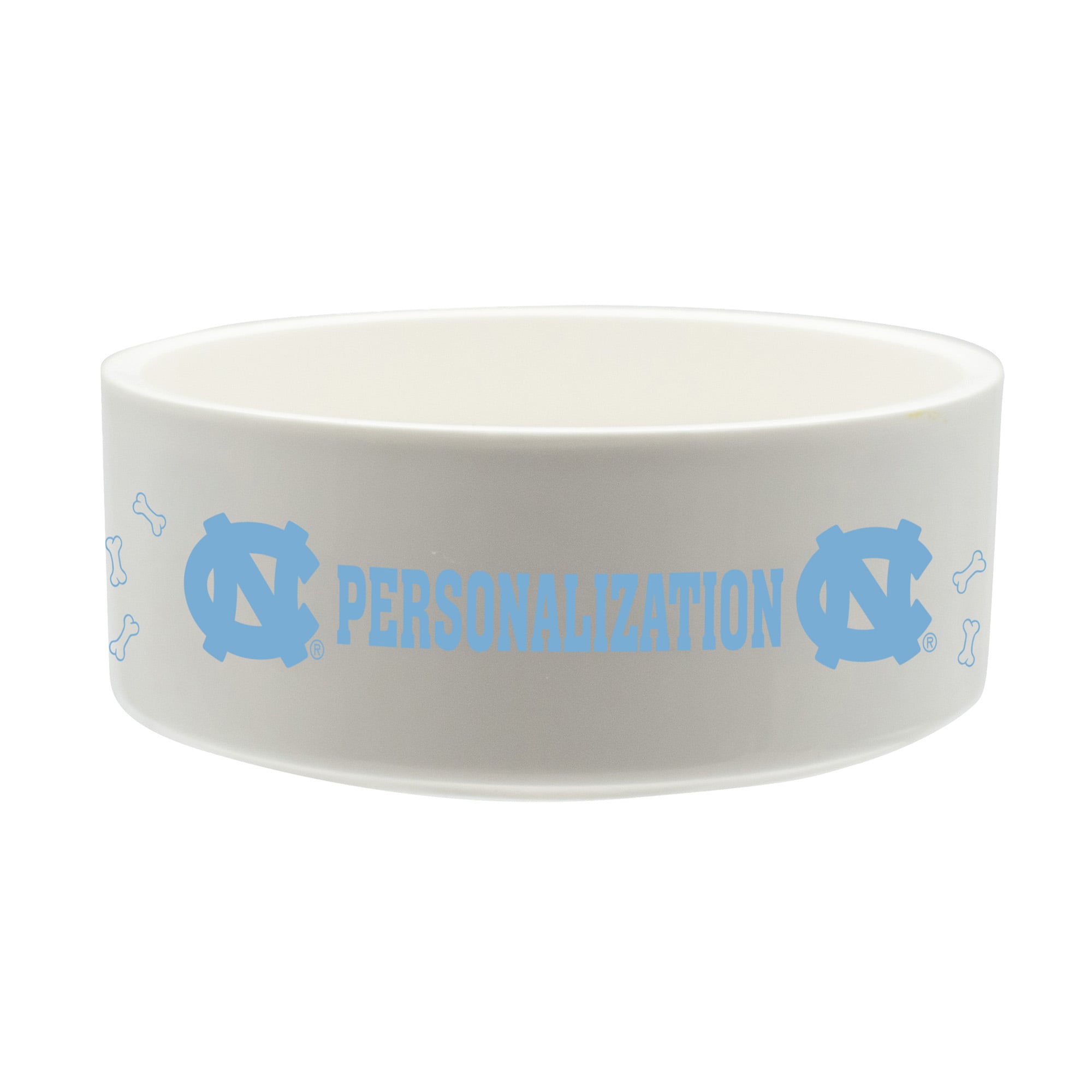 The Memory Company North Carolina Tar Heels 35oz. Personalized Ceramic Pet Bowl