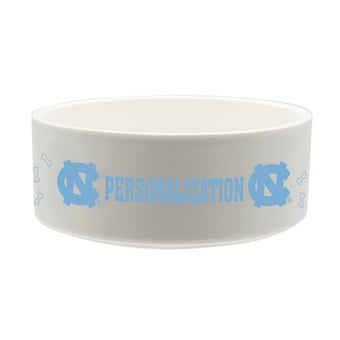 The Memory Company North Carolina Tar Heels 35oz. Personalized Ceramic Pet Bowl