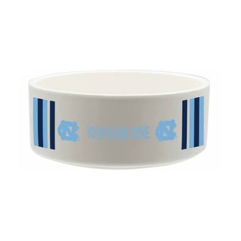 The Memory Company North Carolina Tar Heels 35oz. Personalized Ceramic Pet Bowl
