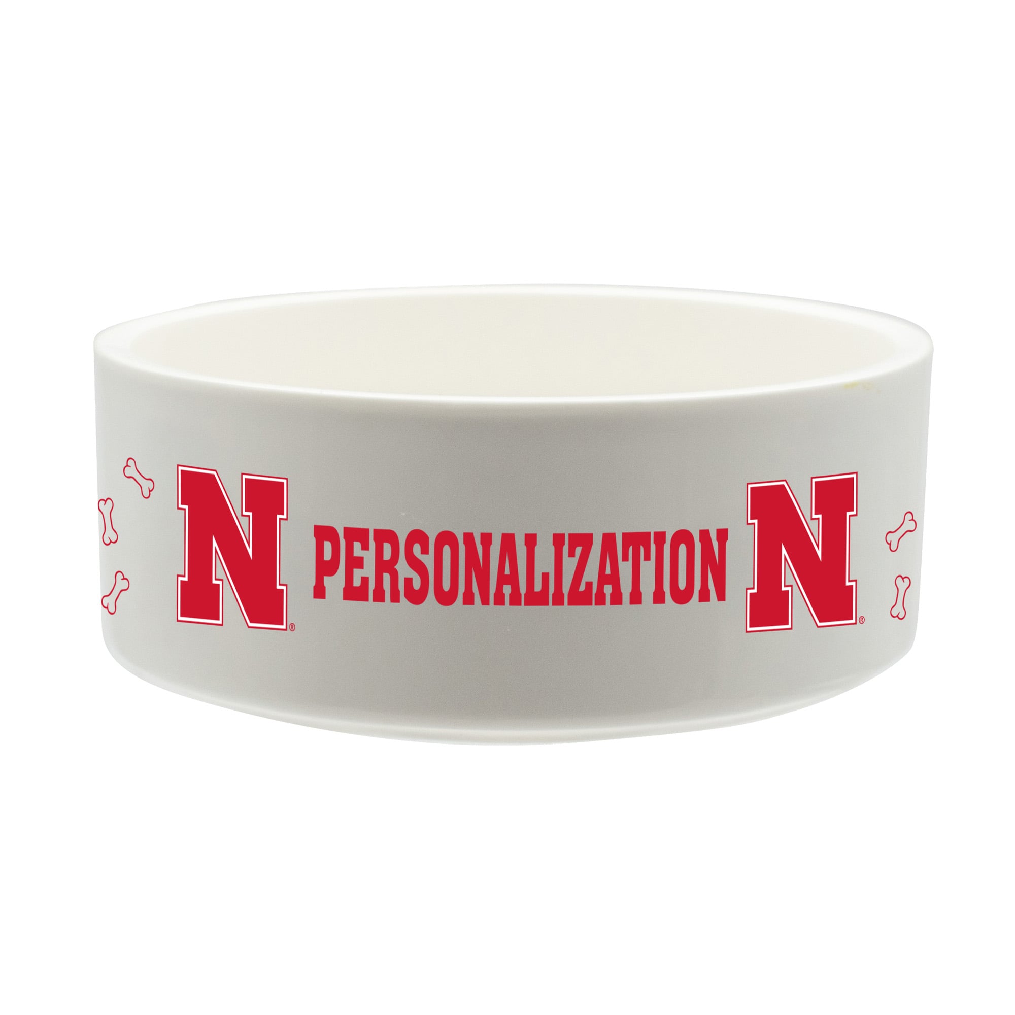 The Memory Company Nebraska Huskers 35oz. Personalized Ceramic Pet Bowl
