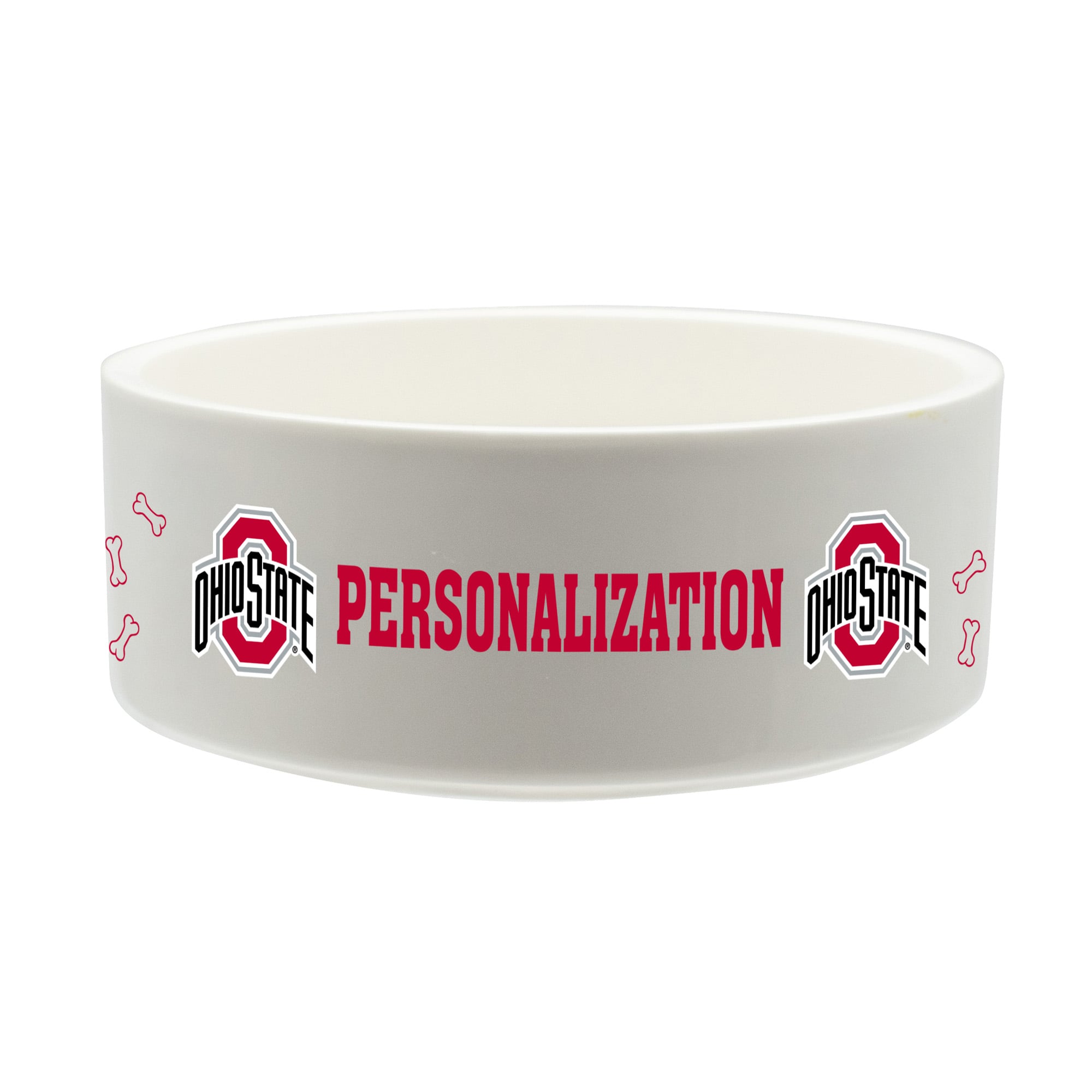 The Memory Company Ohio State Buckeyes 35oz. Personalized Ceramic Pet Bowl