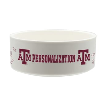 The Memory Company Texas A&M Aggies 35oz. Personalized Ceramic Pet Bowl