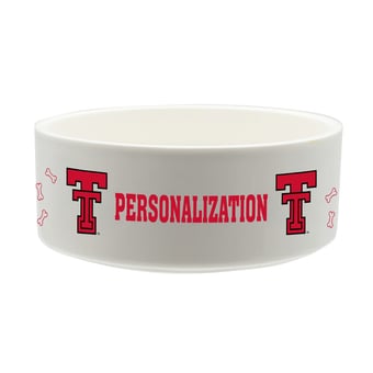 The Memory Company Texas Tech Red Raiders 35oz. Personalized Ceramic Pet Bowl